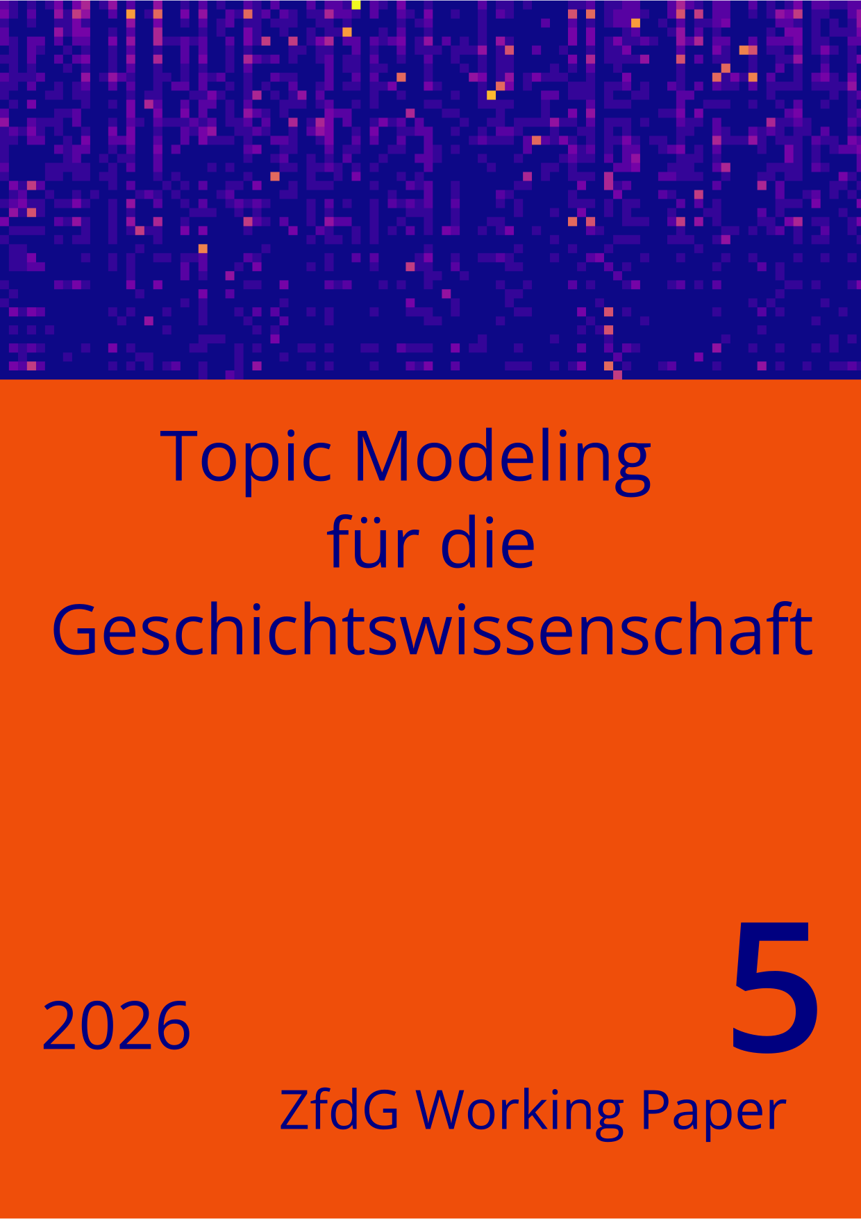 Cover zeigt über der Titelüberschrift den Ausschnitt einer Heatmap aus dem Beitrag