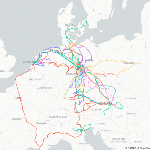  Visualisierung des Itinerars Christians II. von Anhalt-Bernburg mit Plotly