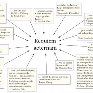 Ausschnitt aus Abb. 5 des Beitrags, zeigt: Kommentare zur Einleitung der Messa da Requiem (Requiem aeternam).